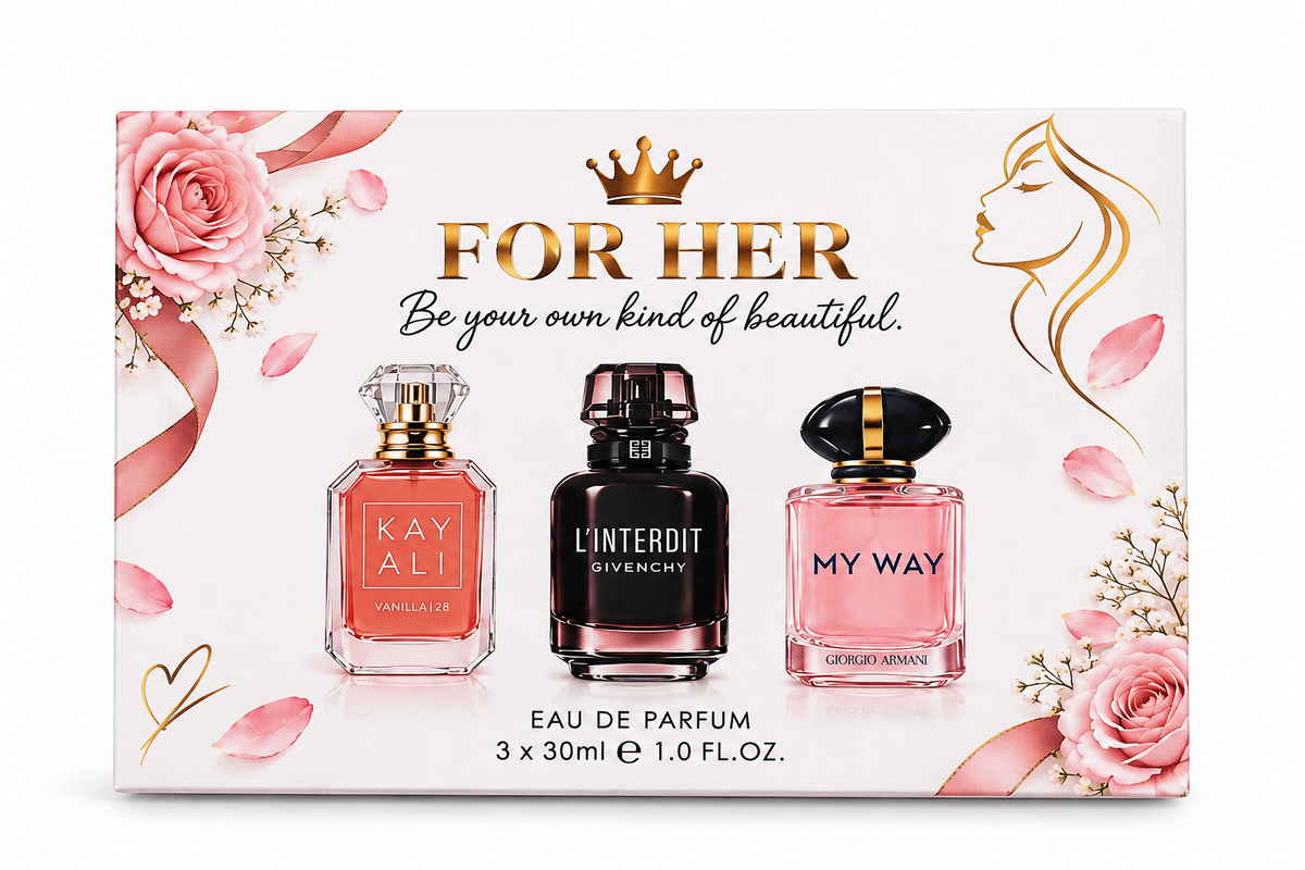 Coffret My Way & L’Interdit & Kayali Vanilla 28